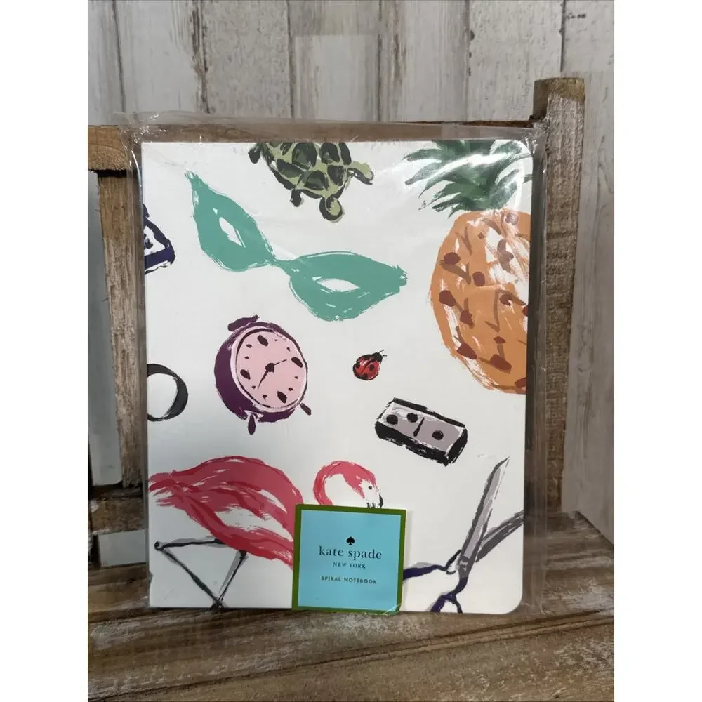 Set Of 2 - Kate Spade Spiral Notebooks Favorite Things- New